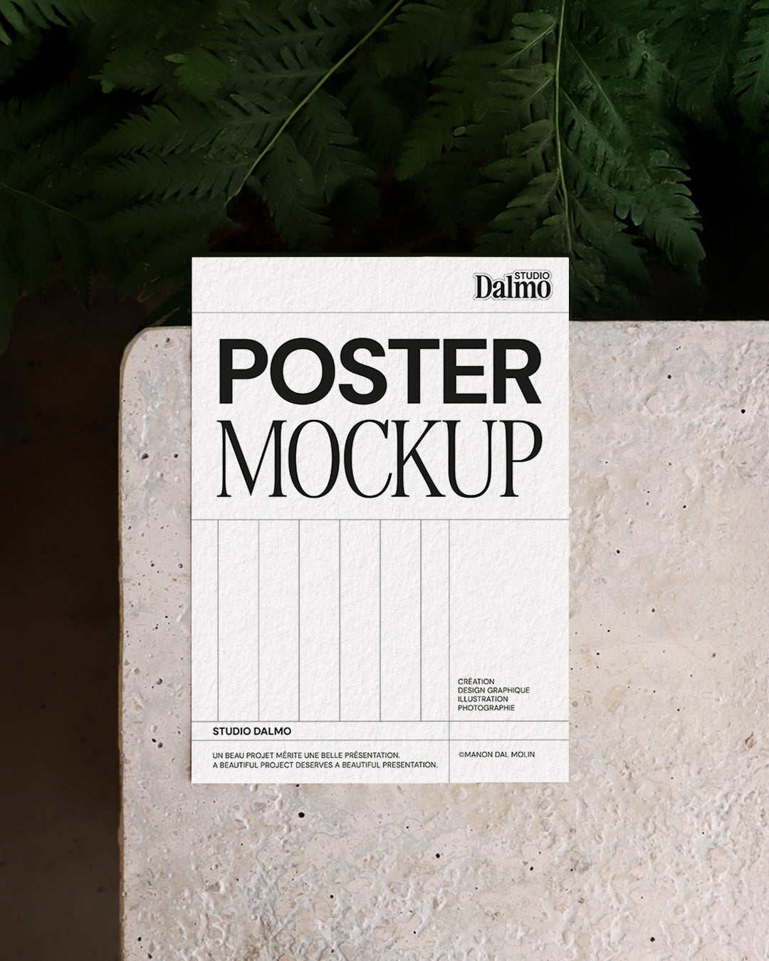 MOCKUP-FRONT-VIEW- MOCKUP-POLISHED CONCRETE & NATURE