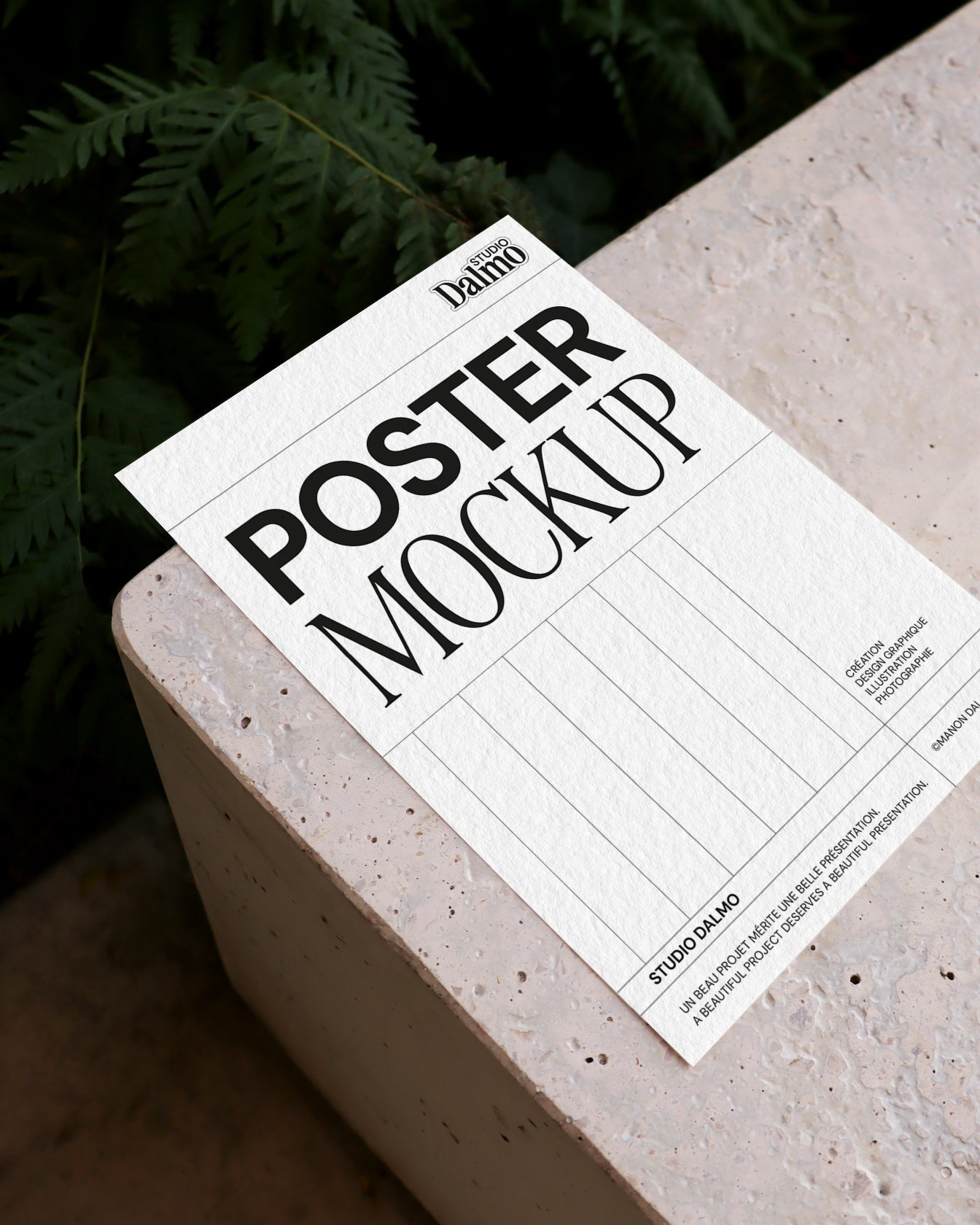 MOCKUP - POLISHED CONCRETE & NATURE