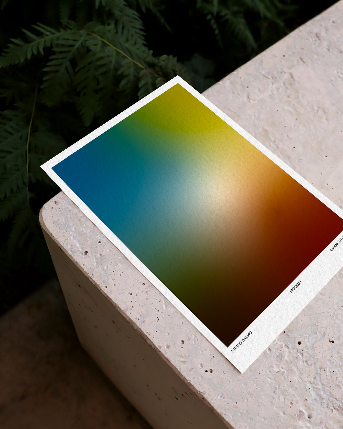 MOCKUP - POLISHED CONCRETE & NATURE